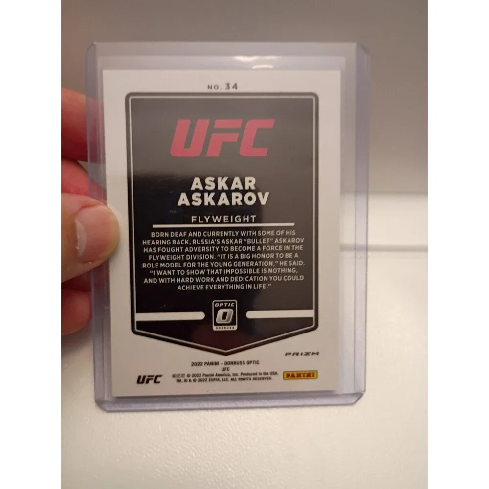 2022 Panini Donruss UFC Lot, Lidell, Askarov, Yan, Moreno, Grasso